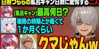 【VTuber】REJECTには風呂キャンが集まる