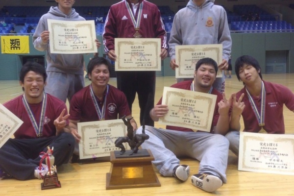 早稲田大学レスリング部 13年10月