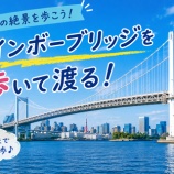 『レインボーブリッジを歩いて渡る！東京湾を空中散歩してきた』の画像