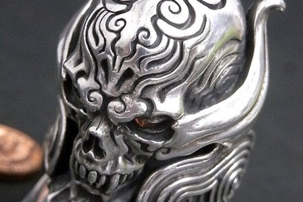 JAP工房】魔導輪ザルバ シールド ver. M/19号 シルバー925 魔導輪