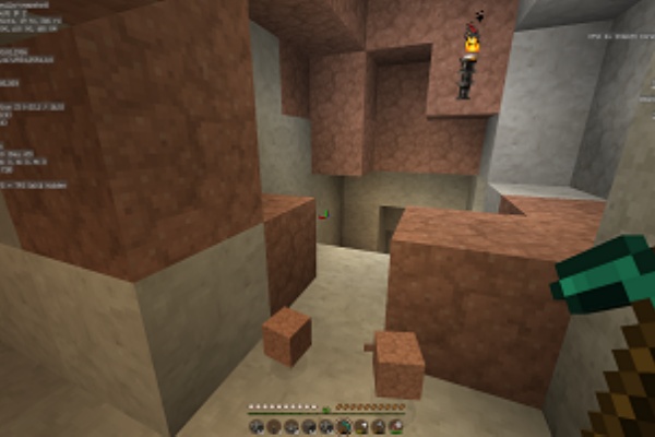 無人島 アメジストジオード全体像 ボケっとマイクラ