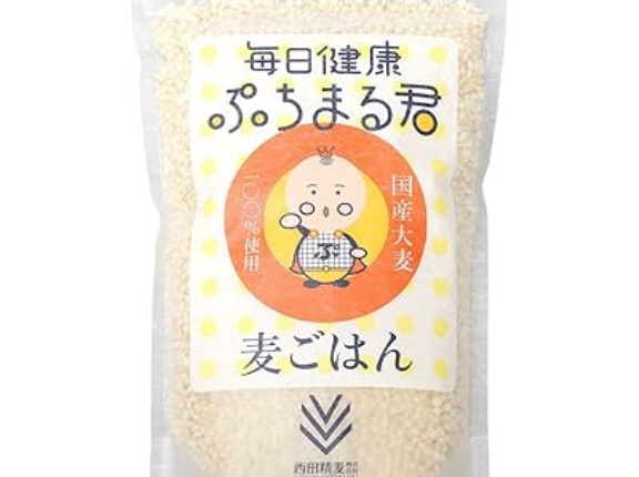 【218円】西田精麦 毎日健康 ぷちまる君 国内産 大麦 500gがセール特価