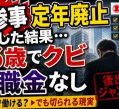 【大惨事】塩野義「定年なくします、退職金もなくします、80歳超えても働けます」←これｗｗｗｗｗ