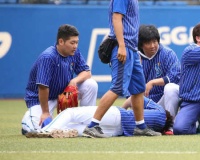 大和が救急搬送　練習中に頭部付近に打球当たり…
