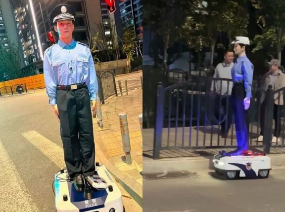 中国・上海警察、警官ロボットを本格導入…市民の反応「めっちゃ不気味だ」！