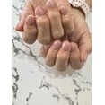 ✨人気カラー✨ ミストシャインピーチのシンプルワンカラーネイル💖