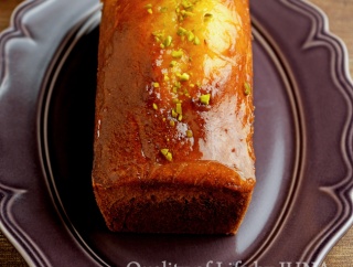 ゆずピール入りパウンドケーキ／今日は年に一度のお楽しみ会だよー