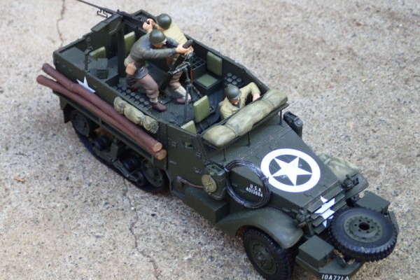 ◆未使用 1963年 仏製！ディンキー No.822 ハーフトラック 機関銃付き ドイツSd.Kfz.7/2 8トンハーフ トラックw/3.7cm対空機関砲36型