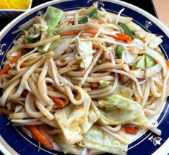 たつの　ホルモンうどん定食♪《うかいや》