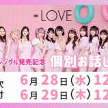 『[イコラブ] 本日の12時まで受付!! 14thシングル オンライン個別お話し会 第九次、対面お話し会 第四次【ニアジョイ】』の画像