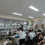羽生岩瀬小　校長室から
