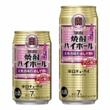 『「タカラ「焼酎ハイボール」＜大衆酒場の赤しそ割り＞通年販売へ』の画像