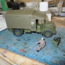 タミヤ　１/４８　イギリス２トン　４ｘ２野戦救急車　その5