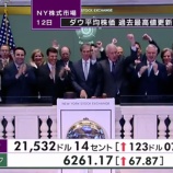 『【10万ドルへGO!!】NYダウがまたまた史上最高値を更新！』の画像