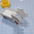 ＜難易度中＞ 【型紙】 DAIHATSU  HIJET TRUCK 完成！ ペーパークラフト　型紙
