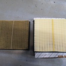 エンジンのエアーフィルター交換