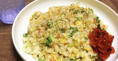 【貧乏飯】貧乏人の休日ごはん。