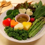 『バレンタインはたっぷりの彩り野菜をお供に、レンジでチョ～簡単★バーニャカウダ　Bagna cuda with colorful vegetables　-Recipe No.1499-』の画像