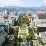札幌に雪が積もりました！