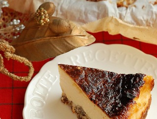 ファミマスイーツ再現！本物の約10倍！！ラムレーズンバスクチーズケーキを作りました～