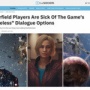 海外ゲーマー「スターフィールドのNPC会話にウンザリ。意味ないし脚本も酷い」 → 掲示板で1000コメント突破　殆どが同意見