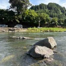 大分で川遊び