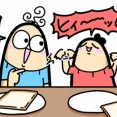 兄弟で盛り上がる