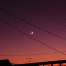 2025　2025　岡山県　岡山市の自宅の空　🌛月