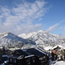 晴天に恵まれて