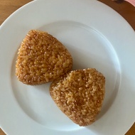 豆パチャージの卵で朝ごはん！焼きおにぎりサンド【PR】