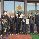 宮城県小学生学年別卓球大会へ