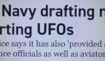 UFO見たら報告を!近年、正体が分からない飛行物体の目撃が相次ぐ…米海軍がガイドライン