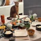 バレンタインデーに手巻き寿司をしました