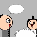 テロップがなくても大体想像がつく漫画　セリフを考えるのはあなた自身です。