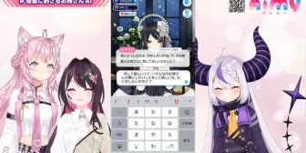  【ホロライブ】ラプ様、フリック入力早すぎだろｗｗｗ