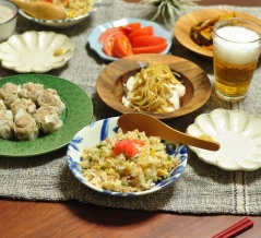 作り置きの鶏ハムがあったらパパっと晩ごはん