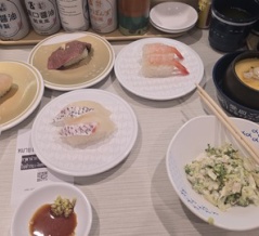 はま寿司さんでローカロリーランチ♡