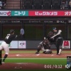 松本剛 8回の貴重な追加点となったセンター前タイムリー