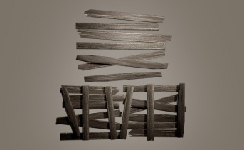 幽霊屋敷の窓ボード