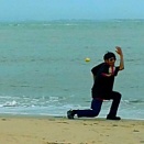 リスボン　テージョ川沿いで