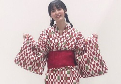 【乃木坂46】浴衣姿きゃわわｗ 遠藤さくら、こうして見ると首長いな。。。