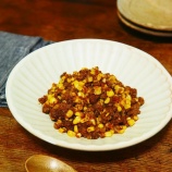 『めんつゆと電子レンジで簡単★とうもろこしとひき肉のスパイシー炒め【スパイスアンバサダー2023】【レシピ2137】』の画像