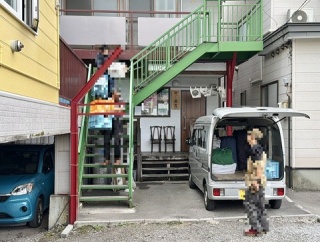 函館市本町31 かくれそば処 番屋(ばんや) その9 秋限定メニュー きのこそば800円