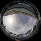 『高輪ゲートウェイ駅と日暈③（円周魚眼）【追記】　2020/03/22』の画像