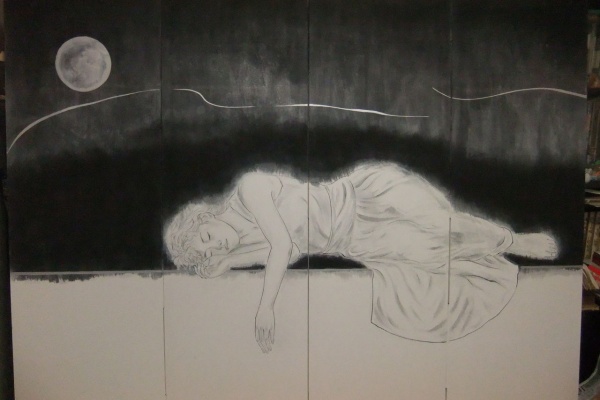 月居和子　墨彩画『春色』 月居和子 墨彩画『春色』 月居和子 墨彩画『春色』【ブランド公式通販】