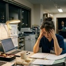 過重兼務で疲弊する管理者
