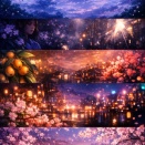 【作詩】染める桜、染まる珊瑚は