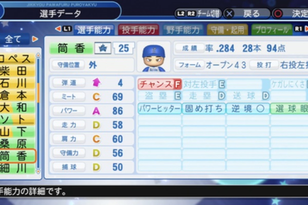 パワプロについて語るブログ 査定は正しいのか 18