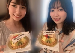 【画像】誕生日コンビのケーキが同じ大きさでほっこりしたやつwwwwwww
