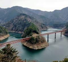 【息子と夫と3人旅】静岡・大井川鐡道＆寸又峡温泉へ♪トーマスの仲間と絶景＆スリル満点の吊り橋体験（記事下にPR含）
